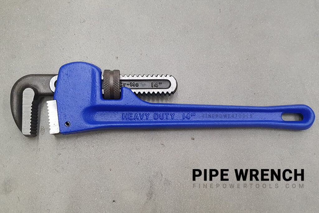 A 14 inch Pipe Wrench
