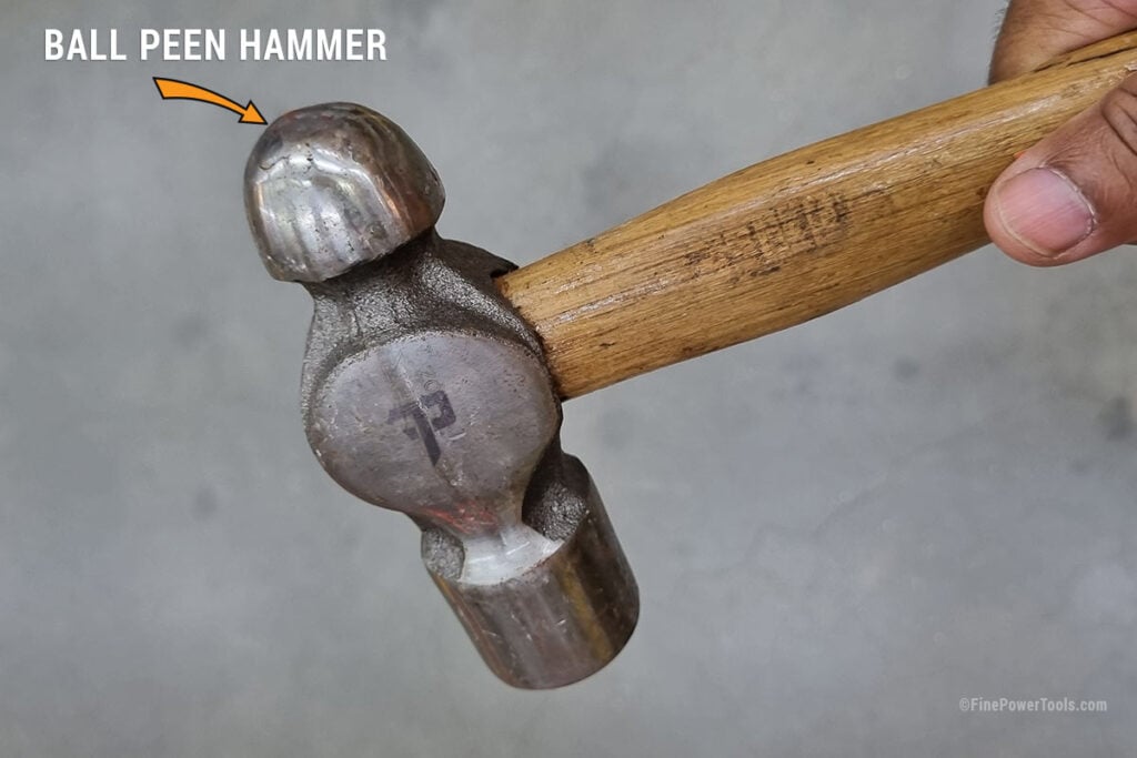 Use Of A Ball Peen Hammer www.finepowertools.com