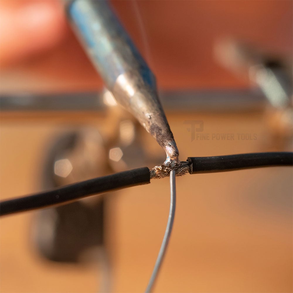 Wire soldering technique