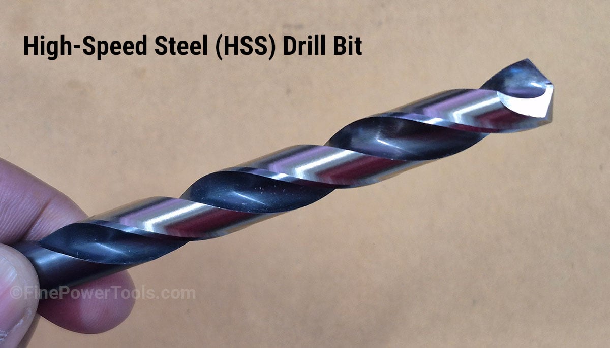 High-Speed Steel (HSS) Drill Bit A High-Speed Steel (HSS) Drill Bit
