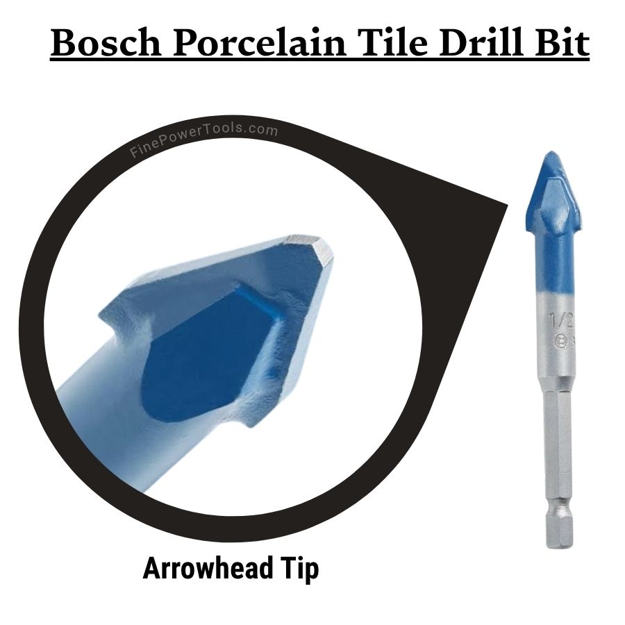 Porcelain Tile Bit Bosch Arrowhead Porcelain Tile Bit